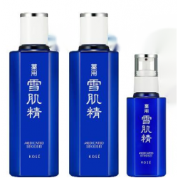 雪肌精(清爽型)水乳護膚三件套裝