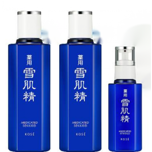 雪肌精(清爽型)水乳護膚三件套裝 雪肌精(清爽型)水乳護膚三件套裝