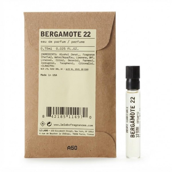 Le Labo Bergamote 22 0.75ML Le Labo Bergamote 22 0.75ML
