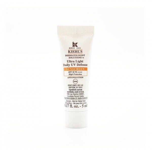 Kiehl's 醫學全效抗污染輕柔防曬乳Spf50 Pa++++ 5ml Kiehl's 醫學全效抗污染輕柔防曬乳Spf50 Pa++++ 5ml