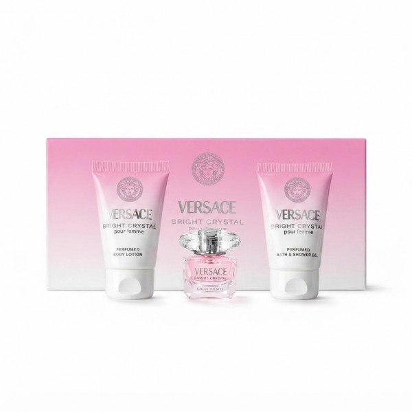 VERSACE Bright Crystal Pour Femme 3件套裝 VERSACE Bright Crystal Pour Femme 3件套裝